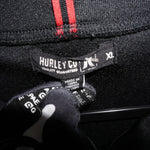 Vintage Y2K Hurley Sweatshirts description zip track jacket - Black - PERIOD