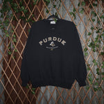 M - Vintage Y2K Lee Sweatshirts purdue boilermakers - Blue - M