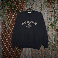 M - Vintage Y2K Lee Sweatshirts purdue boilermakers - Blue - M