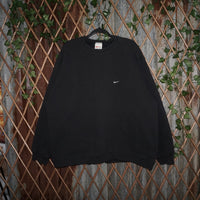 XXL - Vintage Y2K Nike Sweatshirts swoosh check chest hit - Blue - XXL