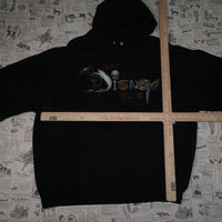 XL - Vintage Y2K Disney Hoodies walt world pirates caribbean - Black Periodwidth 24 - XL