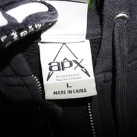 L - Vintage Y2K Apx Hoodies atmosphere god loves ugly spell - Black - L