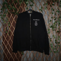 L - Vintage Y2K Apx Hoodies atmosphere god loves ugly spell - Black - L