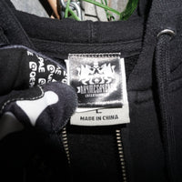 L - Vintage Y2K Apx Hoodies atmosphere god loves ugly spell - Black - L