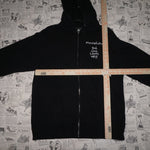 L - Vintage Y2K Apx Hoodies atmosphere god loves ugly spell - Black - L
