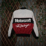 M - Vintage Y2K Ford Jackets Coats racing motorcraft front - White - M