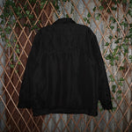 XL - Vintage Y2K Srh Jackets Coats description embroidered - Black - XL