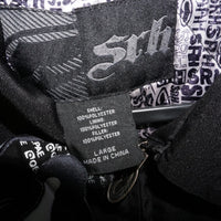 XL - Vintage Y2K Srh Jackets Coats description embroidered - Black - XL