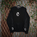 XXL - Vintage Y2K Dragonfly Hoodies description iron cross - Black - XXL