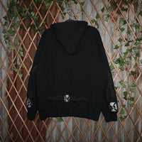 XXL - Vintage Y2K Dragonfly Hoodies description iron cross - Black - XXL