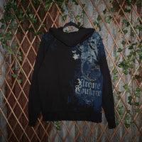 L - Vintage Y2K American Vintage Hoodies extreme couture - Black - L