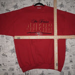 XL - Vintage Y2K Logo Athletic Sweatshirts description san - Red - XL