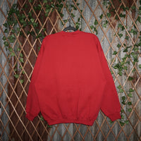 XL - Vintage Y2K Logo Athletic Sweatshirts description san - Red - XL