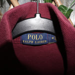 M - Vintage Y2K Polo Ralph Lauren Sweatshirts quarter zip - Red - M
