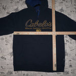 L - Vintage Y2K Cabela's Hoodies description embroidered - Blue - L