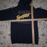 XL - Vintage Y2K Jansport Hoodies description san jose state - Blue - XL