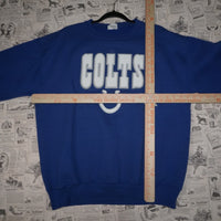 L - Vintage Y2K Nfl Sweatshirts description indianapolis - Blue - L