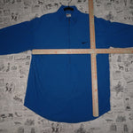 XL - Vintage Y2K Nike Sweatshirts half zip lightweight - Blue Periodpraise $35 - XL