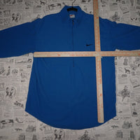 XL - Vintage Y2K Nike Sweatshirts half zip lightweight - Blue Periodpraise $35 - XL