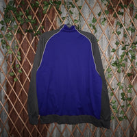 XXL - Vintage Y2K Nike Sweatshirts zip lightweight track - Purple - XXL