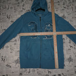 M - Vintage Y2K Massimo Hoodies description 39 embroidered - Blue - M