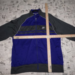 XXL - Vintage Y2K Nike Sweatshirts zip lightweight track - Purple - XXL