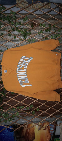 XL - Vintage Y2K Russell Athletic Sweatshirts tennessee - Orange - XL