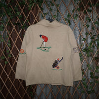 M - Vintage Y2K American Vintage Sweatshirts knit sweater - Beige - M