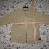M - Vintage Y2K Ll Bean Sweatshirts sherpa line zip - Beige - M