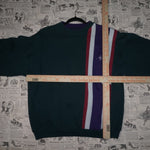M - Vintage Y2K Cotton Sweatshirts embroidered chest hit - Blue Periodbrand Cotton - M