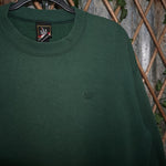 M - Vintage Y2K Jcpenney Sweatshirts embroidered chest hit - Green - M