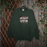 L - Vintage Y2K Looney Tunes Sweatshirts tasmanian devil - Green - L