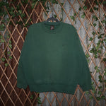M - Vintage Y2K Jcpenney Sweatshirts embroidered chest hit - Green - M