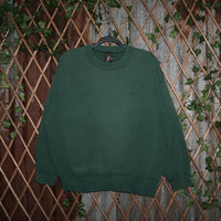 M - Vintage Y2K Jcpenney Sweatshirts embroidered chest hit - Green - M