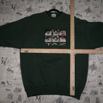 L - Vintage Y2K Looney Tunes Sweatshirts tasmanian devil - Green - L