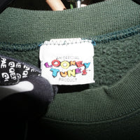 L - Vintage Y2K Looney Tunes Sweatshirts tasmanian devil - Green - L