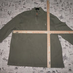 XL - Vintage Y2K Polar Ralph Lauren Sweatshirts quarter zip - Green - XL