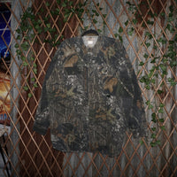 XXL - Vintage Y2K Mossy Oak Shirts button long sleeve - Color 2xl Brown - XXL
