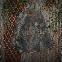 XXL - Vintage Y2K Mossy Oak Shirts button long sleeve - Color 2xl Brown - XXL
