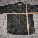 XXL - Vintage Y2K Mossy Oak Shirts button long sleeve - Color 2xl Brown - XXL