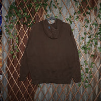 L - Vintage Y2K Welcome Hoodies volcom spell cursive doodle - Brown - L