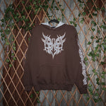 M - Vintage Y2K American Vintage Hoodies grunge 2000s tribal - Brown - M