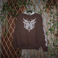 M - Vintage Y2K American Vintage Hoodies grunge 2000s tribal - Brown - M