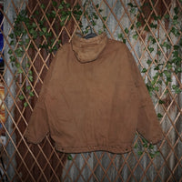 L - Vintage Y2K Smit Jackets Coats zip heavyweight work wear - Beige - L