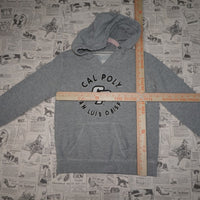 S - Vintage Y2K League Hoodies cal poly san luis obispo raw - Gray - S