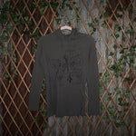 L - Vintage Y2K And Otw Hoodies rib thermal waffle knit long - Gray - L