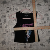 L - Vintage Y2K At Hardy T-Shirts kim petrus naked pin girl - Black - L