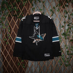 S - Vintage Y2K Reebok Sweatshirts san jose sharks women's - Black - S