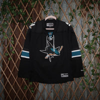 S - Vintage Y2K Reebok Sweatshirts san jose sharks women's - Black - S