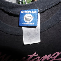 M - Vintage Y2K Ford T-Shirts mustang muscle car promo short - Black - M